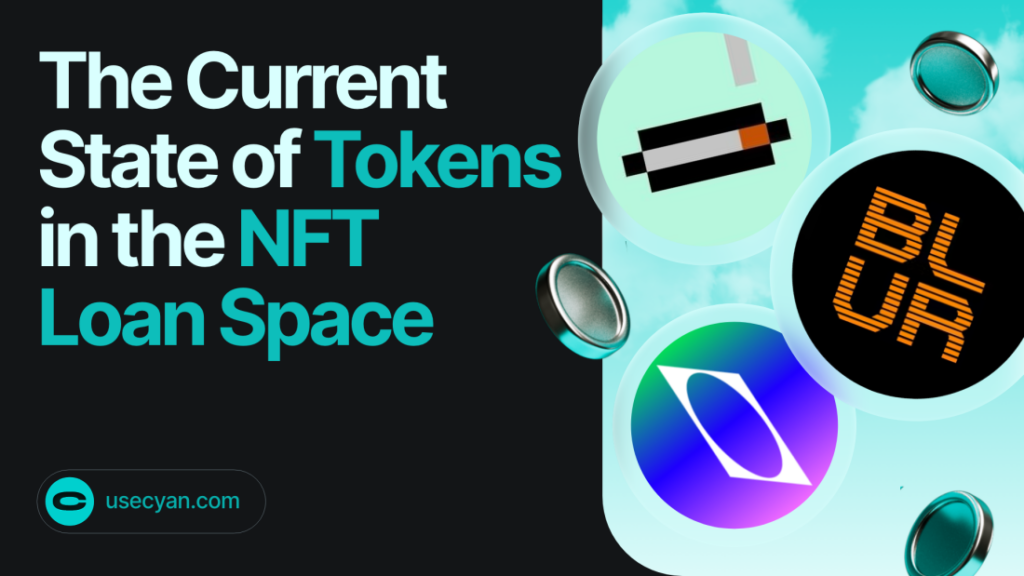 current state of tokens in the nft loan space header